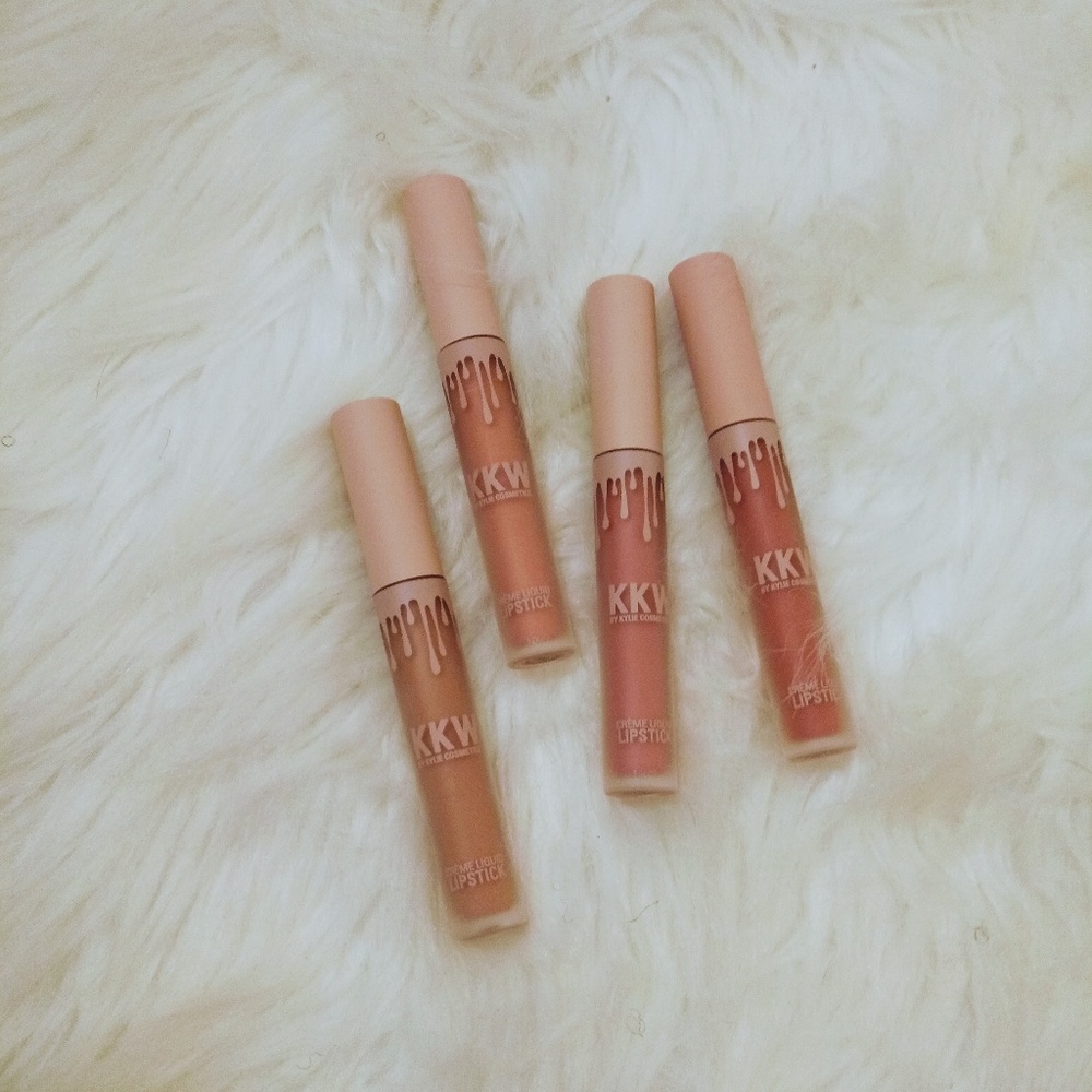 KKW Nude Creme Liquid Lipstick Set